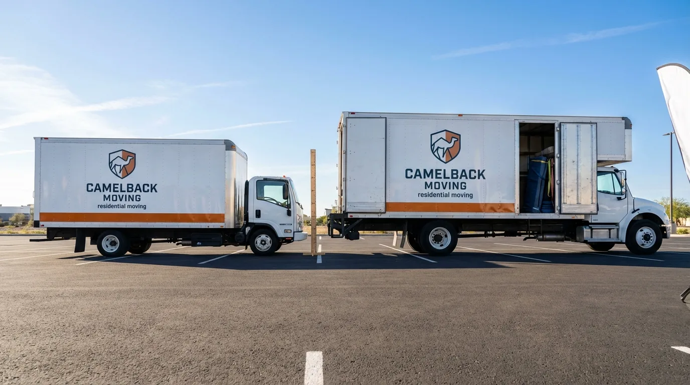 Moving truck size capacity guide in Goldendale